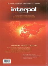 Verso de Interpol -1- Bruxelles - L'affaire Patrice Hellers
