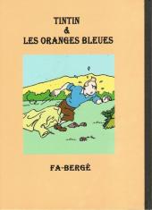 Verso de Tintin - Pastiches, parodies & pirates -PIR- Tintin et les oranges bleues (version couleur)