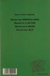 Verso de Manuels de Poche (Castors juniors) -2- Manuel de la nature