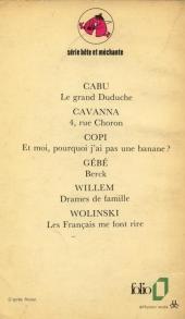 Verso de On vit une époque formidable ! -Poche- On vit une époque formidable