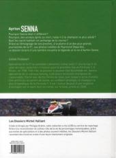 Verso de Michel Vaillant (Dossiers) -6a2010- Ayrton Senna