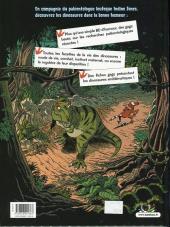 Verso de Les dinosaures en bande dessinée -1- Tome 1