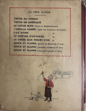 Verso de Tintin (Historique) -4A16- Les cigares du pharaon