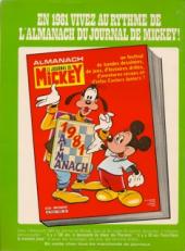 Verso de Spécial journal de Mickey géant -1481BIS- Supplément au journal de mickey 1481 bis
