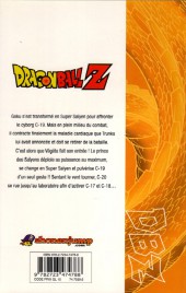 Verso de Dragon Ball Z -17- 4e partie : Les cyborgs 2