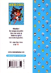Verso de Sergent Keroro -9- Tome 9
