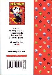 Verso de Sergent Keroro -10- Tome 10