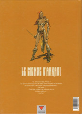 Verso de Le monde d'Arkadi -4b2001- La Corne Rouge