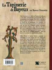 Verso de La tapisserie de Bayeux en Bande Dessinée - La Tapisserie de Bayeux en Bande Dessinée