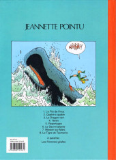 Verso de Jeannette Pointu -8- Le tigre de Tasmanie
