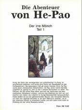 Verso de Abenteuer von He-Pao (Die) -1- Der irre Mönch
