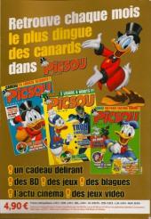 Verso de Picsou Magazine Hors-Série -14- Les trésors de Picsou - Spécial Donald