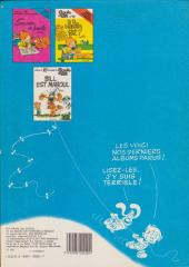 Verso de Boule et Bill -13a1983- Carnet de Bill