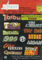 Verso de Aventures Films (3e Série - Arédit) -10- Cent mille perles noires