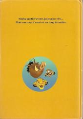 Verso de Mickey club du livre -229- Simba dit la bonne aventure