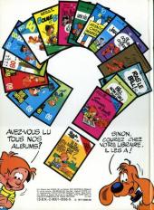 Verso de Boule et Bill -14a1981- Ras le Bill !