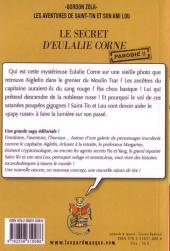 Verso de Les aventures de Saint-Tin et son ami Lou -9- Le secret d'Eulalie Corne