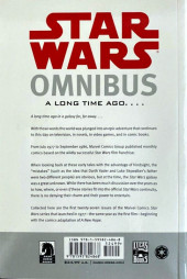 Verso de Star Wars Omnibus (2006) -INT13- A Long Time Ago.... Volume 1