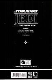 Verso de Star Wars : Jedi - The Dark Side (2011) -1VC- The Dark Side #1