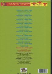 Verso de Sandy & Hoppy -INT10- Intégrale volume 10: 1969-1970
