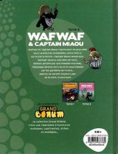 Verso de Wafwaf & Captain Miaou -2- Héros dans l'herbe