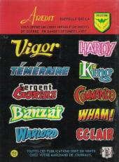 Verso de Vigor (Artima/Arédit) -212- Un curieux professeur