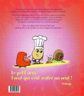 Verso de Le petit œuf -HS1- Les Recettes du petit œuf