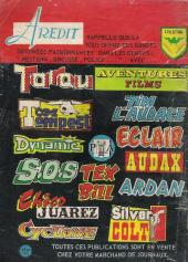 Verso de Tex Bill (Arédit) -91- La ruse de Tex Bill