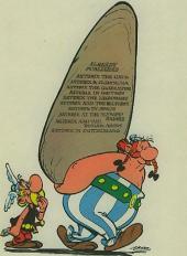 Verso de Astérix (en anglais) -1GB- Asterix the Gaul