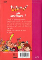 Verso de Titeuf (Bibliothèque Rose) -101180- Au secours !