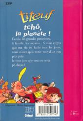Verso de Titeuf (Bibliothèque Rose) -71777- Tchô, la planète !