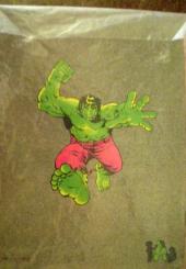 Verso de Hulk (3e Série - Arédit - Gamma) -LJ- Colorie toi même: Hulk