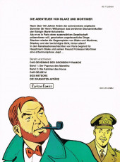 Verso de Blake und Mortimer (Die Abenteuer von) -5- Die Diamanten-Affäre