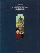 Verso de Adèle Blanc-Sec (Les Aventures Extraordinaires d') -1a1978- Adèle et la Bête