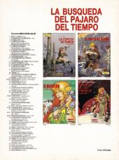 Verso de La búsqueda del pájaro del tiempo -2- El templo del olvido