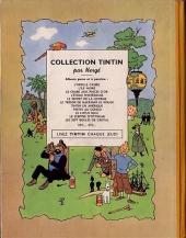 Verso de Tintin (Historique) -11B02 jaune- Le secret de la Licorne