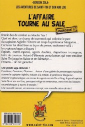 Verso de Les aventures de Saint-Tin et son ami Lou -8- L'affaire tourne au sale