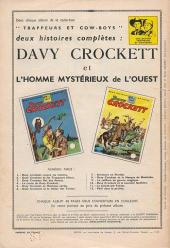 Verso de Davy Crockett (S.P.E) -13- La guerre des trappeurs