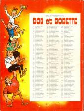 Verso de Bob et Bobette (3e Série Rouge) -118b1986- Le cercle d'or