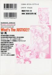 Verso de What's The Justice!?