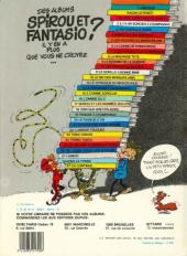Verso de Spirou et Fantasio -8b1983- La mauvaise tête