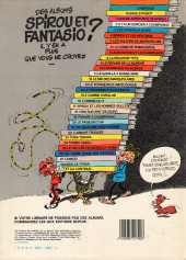 Verso de Spirou et Fantasio -2d1984- Il y a un sorcier à Champignac