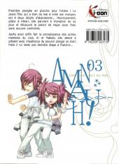 Verso de Amanchu ! -3- Tome 3