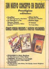 Verso de Comics de El Sol (Los) -3- Excalibur