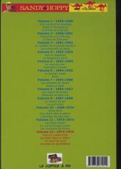Verso de Sandy & Hoppy -INT12- Intégrale volume 12: 1972-1974