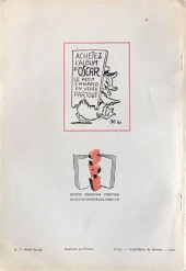 Verso de Bibi Fricotin (2e Série - SPE) (Après-Guerre) -7- Le Roi des débrouillards