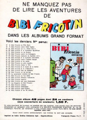 Verso de Bibi Fricotin (5e Série - SPE) (Album double) -3a1969- Bibi Fricotin grande vedette - Bibi Fricotin chez les Chinois