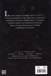 Verso de Twilight -2- Fascination - Volume 2