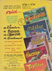 Verso de Toni Cyclone (Artima) -26- Raid audacieux (2)