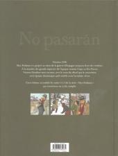 Verso de Max Fridman (Les aventures de) -INT- La guerre d'Espagne - No pasarán